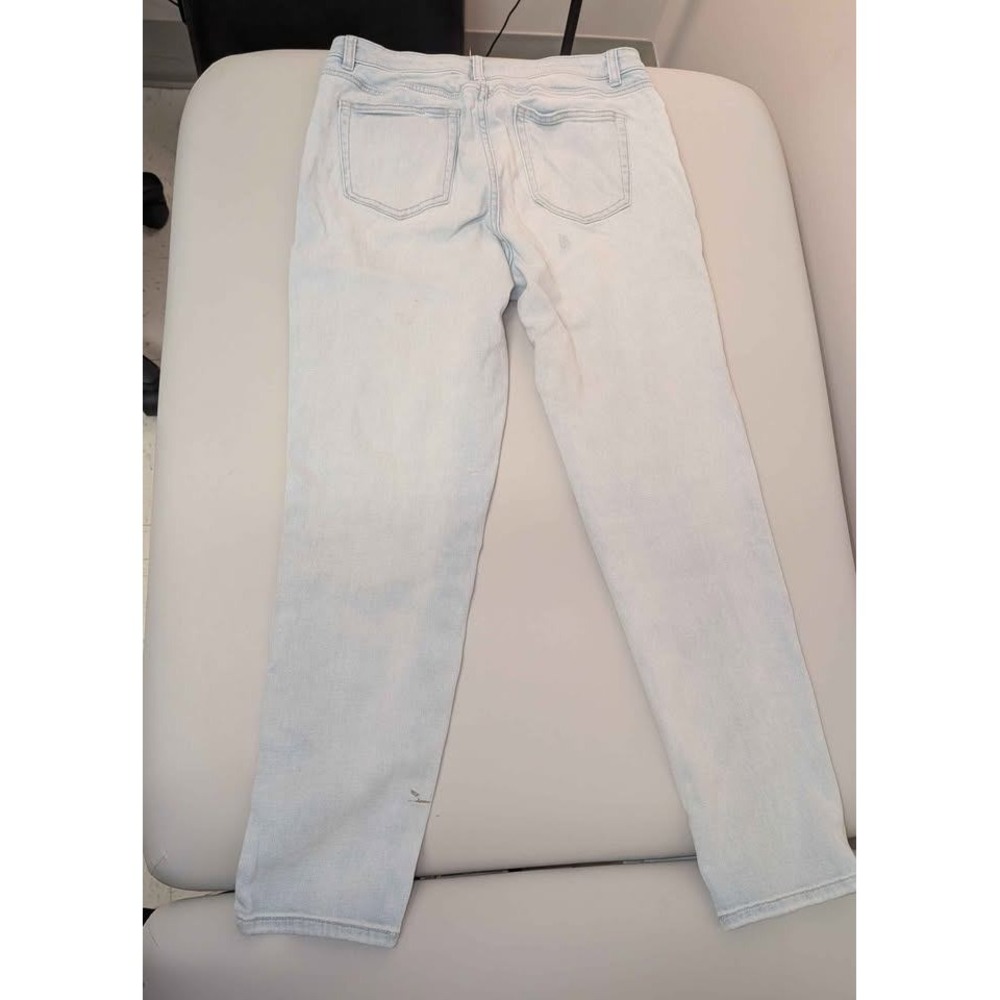 SoHo High Waist Boyfriend Jeans Painted Abstract Art Denim Size 10 - Picture 4 of 7